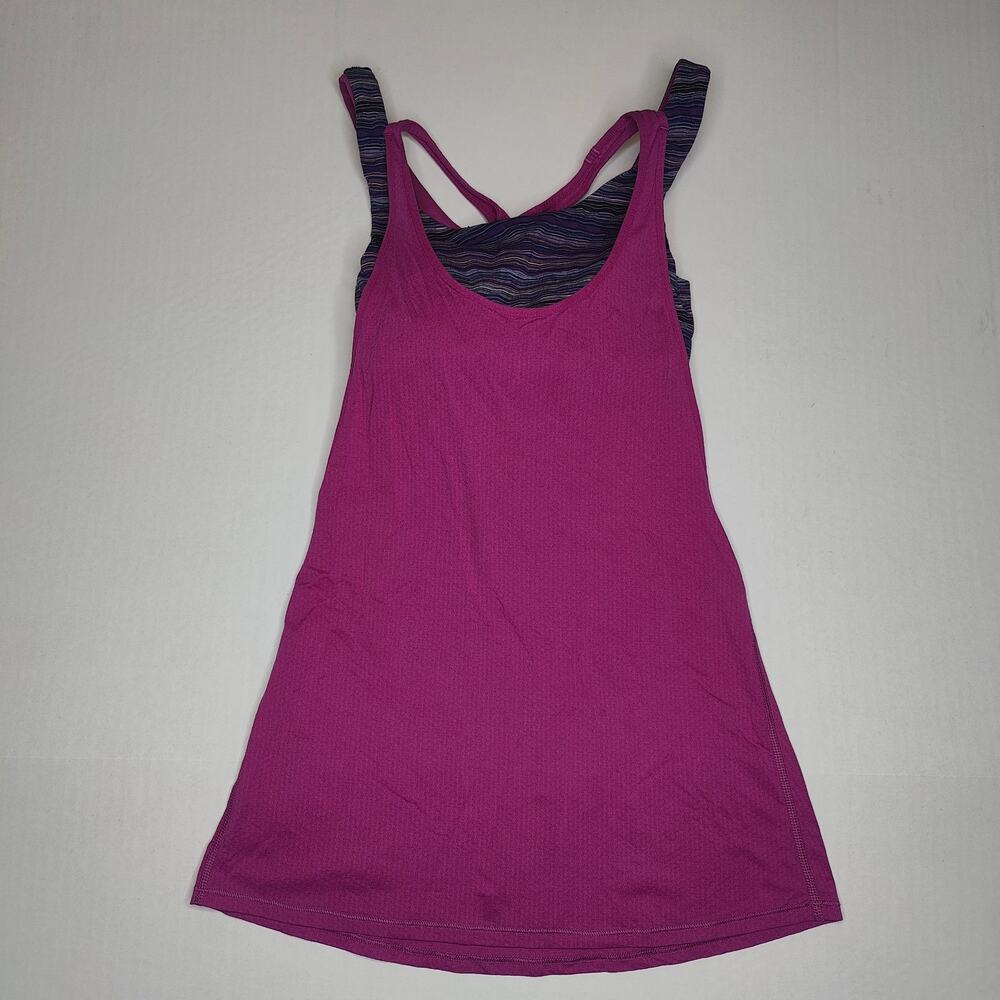 LULULEMON Women's All Sport Support Tank in Ultra Violet size 2